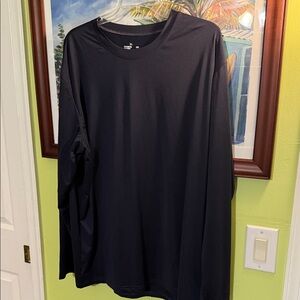 Men's Black Dri-Fit Long Sleeve Shirt